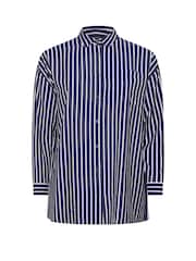 Evans Blue Stripe Girlfriend Shirt - Image 6 of 6