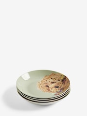 Set of 4 Sage Green Charlie The Cockapoo Dog Pasta Bowls - Image 5 of 5