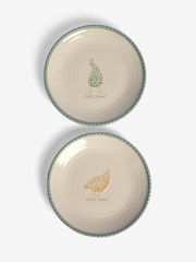 Set of 2 Sage Green Chicken Side Plates - Image 3 of 4