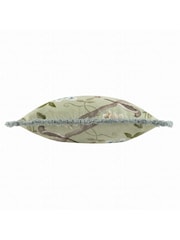 Sanderson Sage Porcelain Garden Matt Velvet Piped Cushion - Image 4 of 5