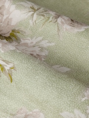Sanderson Sage Adele Floral Printed Pencil Pleat Curtains - Image 4 of 4