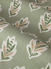 Sanderson Sage Sessile Leaf Printed Pencil Pleat Curtains - Image 5 of 5