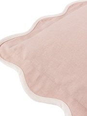 Sanderson Rose Adele Floral Printed Piped Cushion - Image 5 of 6