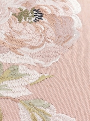 Sanderson Rose Adele Floral Printed Piped Cushion - Image 6 of 6