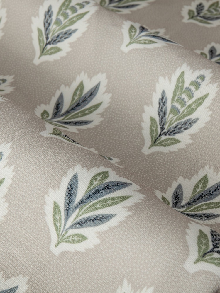Sanderson Flax Sessile Printed Pencil Pleat Curtains - Image 4 of 4 Sanderson Flax Sessile Printed Pencil Pleat Curtains - Image 4 of 4