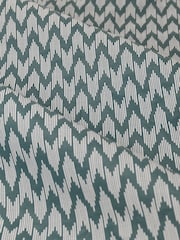Sanderson Blue Hutton Woven Jacquard Pencil Pleat Curtains - Image 4 of 4
