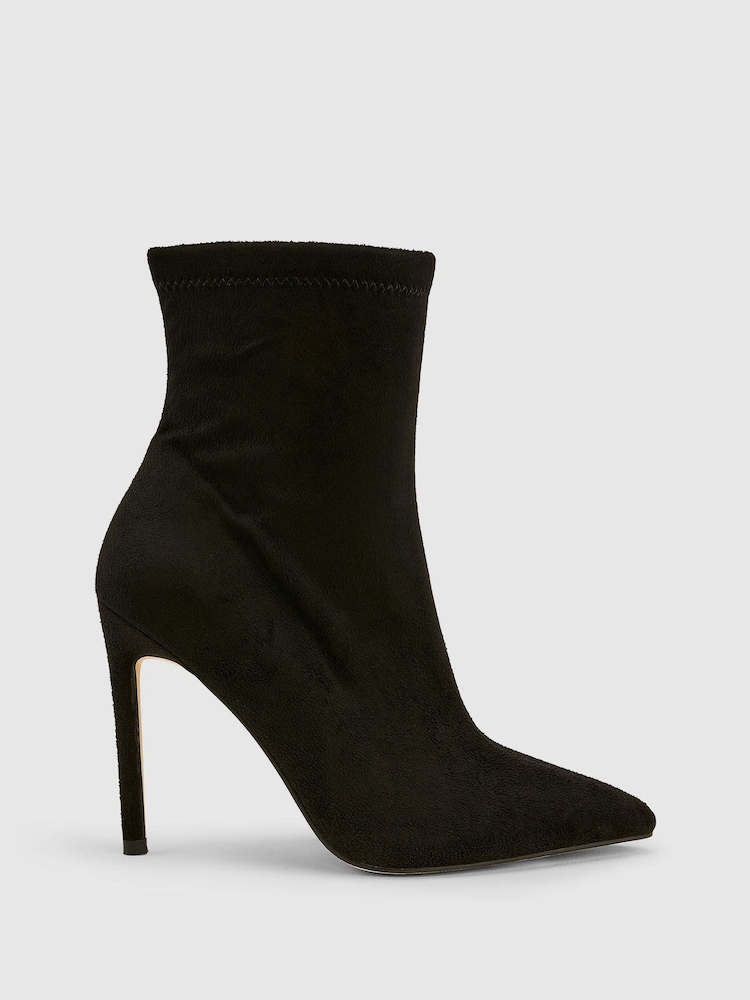Schwarz - Novo Katya Stiefeletten mit spitzem Stilettoabsatz - Bild 2 von 4 Schwarz - Novo Katya Stiefeletten mit spitzem Stilettoabsatz - Bild 2 von 4