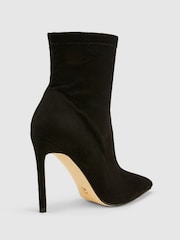 Novo Black Wide Fit Katya Point Stiletto Ankle Boots - Image 3 of 4