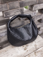 Novo Black Acee Woven Shoulder Bag - Image 1 of 3