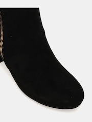 Negro - Botines con tacón bloque y cremallera Davion de Novo - Imagen 6 de 6