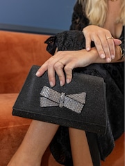 Novo Black Annie Luxe Clutch Bag - Image 1 of 4