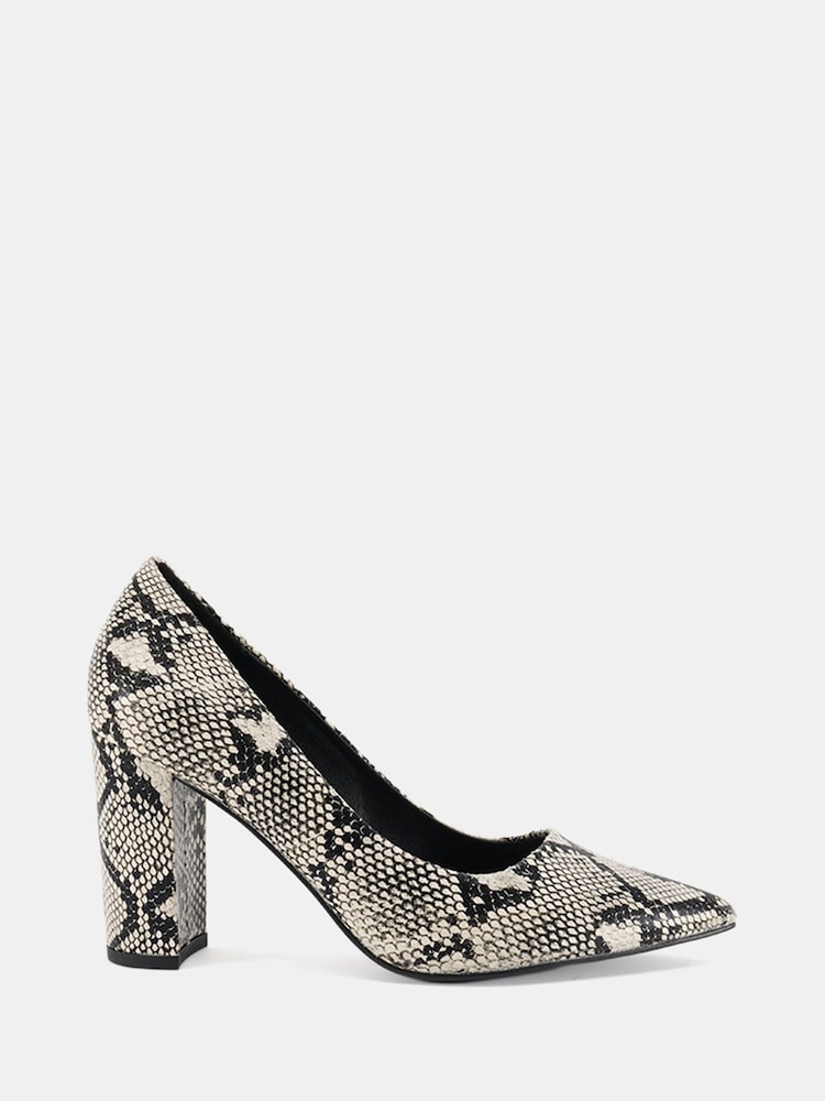 Novo Animal Standard Fit Illiana Block Heel Point Court Shoes - Image 2 of 6