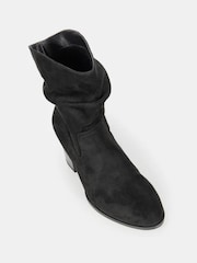 Novo Black Regular Fit Sheryl Slouch Block Heel Boots - Image 5 of 5