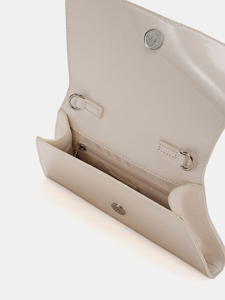 Novo Cream Annie Luxe Clutch Bag - Image 4 of 4 Novo Cream Annie Luxe Clutch Bag - Image 4 of 4
