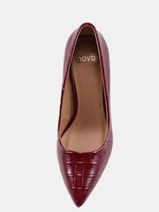 Novo Red Standard Fit Impossible Point Court Shoes - Image 4 of 5