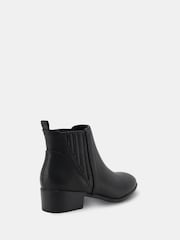 Novo Black Regular Fit Dillion Low Ankle Chelsea Boots - Image 4 of 6