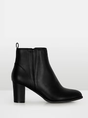 Novo Black Wide Fit Vienna Block Heel Chelsea Boots - Image 2 of 6