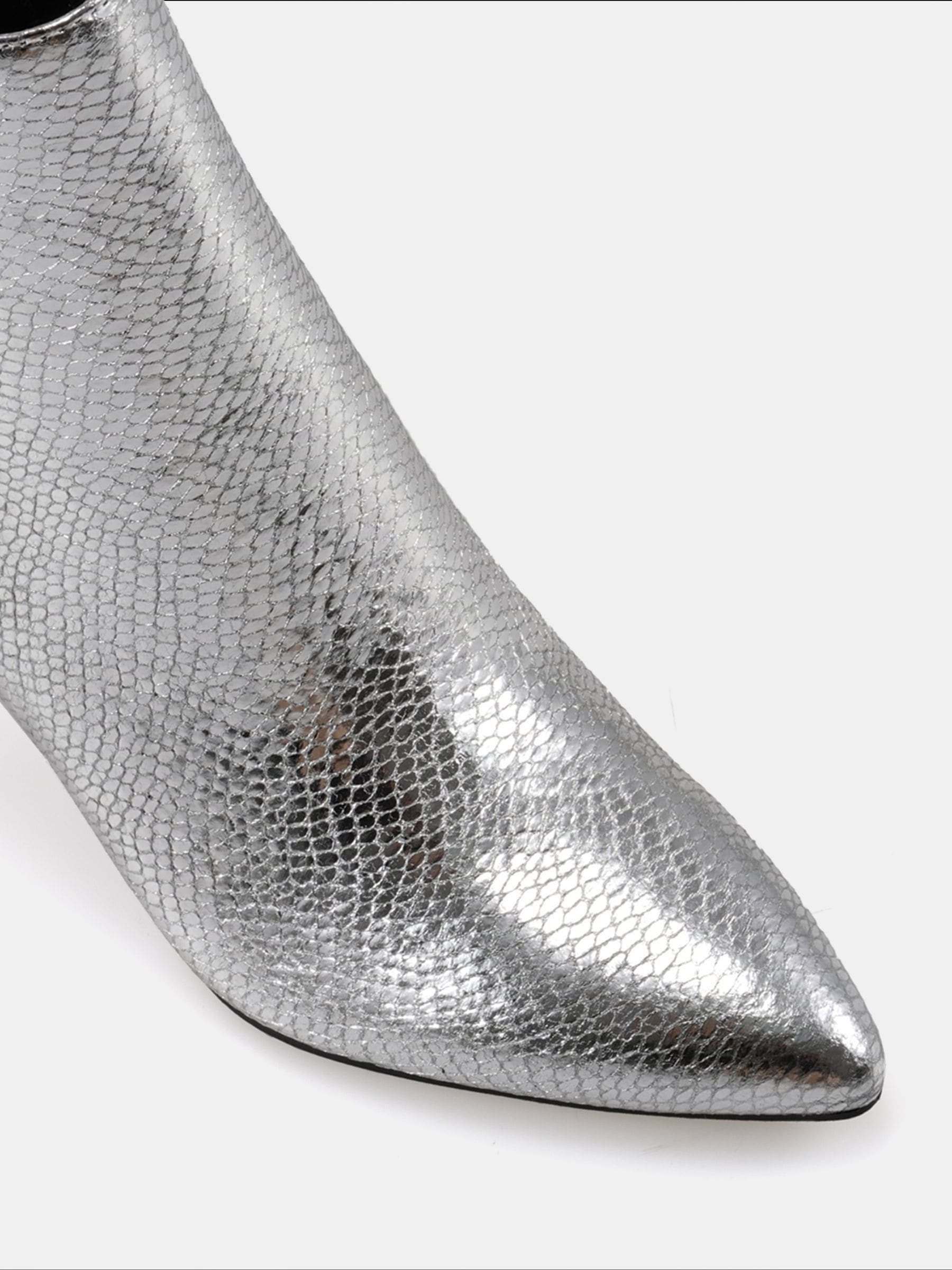 Silver ankle boots next store