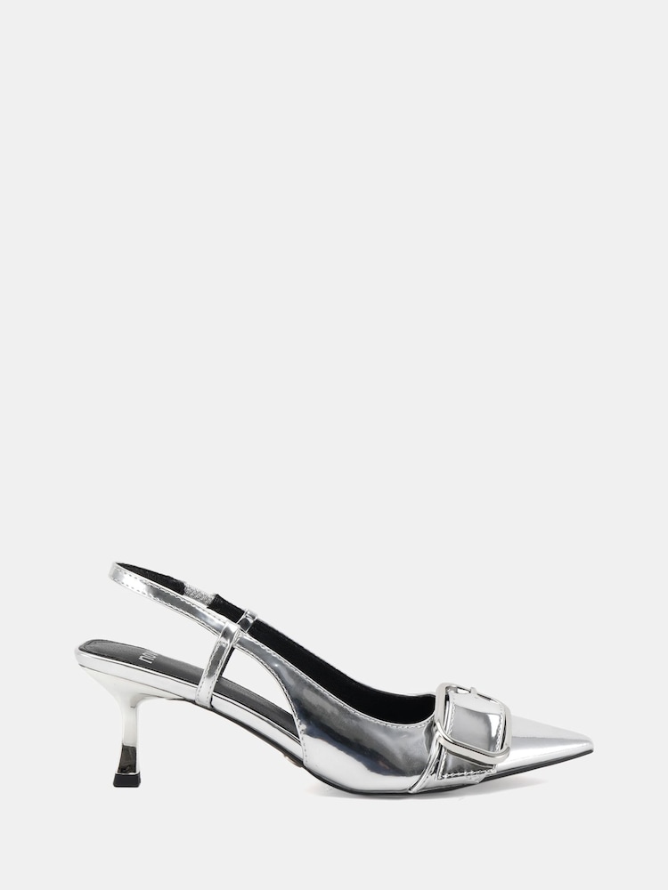 srebrna (barva); srebro - Novo Isera Point Slingback Buckle salonar - Slika 2 iz 6 srebrna (barva); srebro - Novo Isera Point Slingback Buckle salonar - Slika 2 iz 6