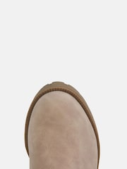 Novo Natural Regular Fit Harlequin Chelsea Heeled Unit Boots - Image 5 of 5