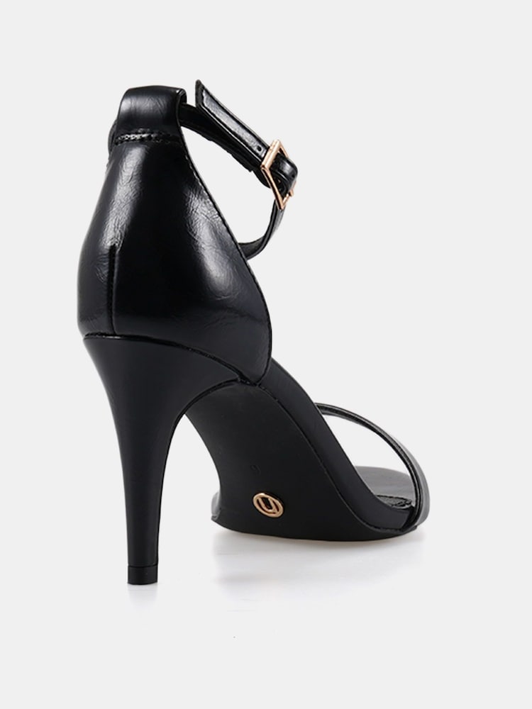 Novo Black Regular Fit Berril Two Part Mid Sandals - Image 2 of 5