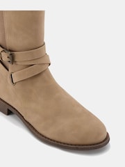 Novo Natural Regular Fit Jadine Knee High Boots - Image 3 of 6
