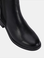 Novo Black Wide Fit Daniela Flat Chelsea Boots - Image 5 of 5