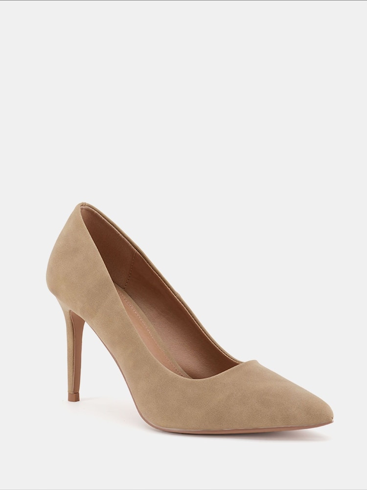 Novo Natural Wide Fit Impossible Point Court Shoes - Image 2 of 6