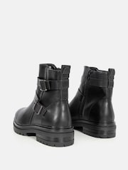 Novo Black Dare Buckle Biker Boots - Image 5 of 5