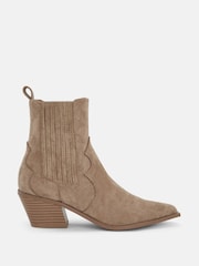 Novo Natural Hoggle Western Ankle Boots - Image 2 of 5