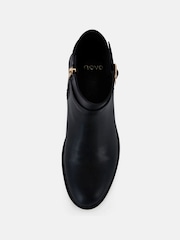 Novo Black Regular Fit Darya Buckle Chelsea Boots - Image 5 of 6