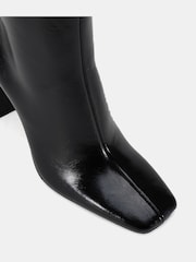 Novo Black Zodiak Square Toe Knee High Boots - Image 6 of 6