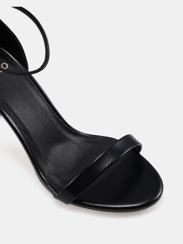 Novo Black Wide Fit Berril Two Part Mid Sandals - Image 5 of 5