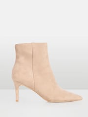 Novo Natural Wide Fit Felicia Point Mid Heel Ankle Boots - Image 2 of 5