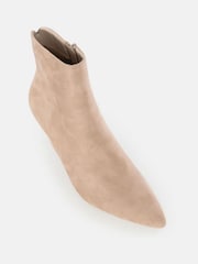 Novo Natural Wide Fit Felicia Point Mid Heel Ankle Boots - Image 3 of 5