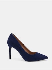 Novo Blue Wide Fit Impossible Point Court Shoes - Image 2 of 6