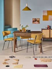 MADE.COM Dark Natural Oak Effect Pavia 4 to 6 Seater Extending Dining Table - Image 2 of 5