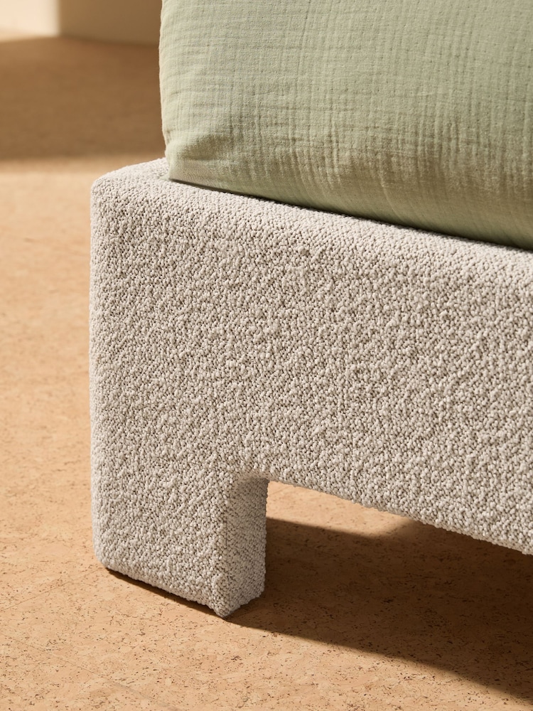 MADE.COM Pax Boucle Off White Ottoman Storage Bed Leonora - Image 2 of 5