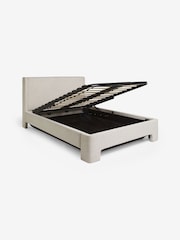 MADE.COM Pax Boucle Off White Ottoman Storage Bed Leonora - Image 5 of 5
