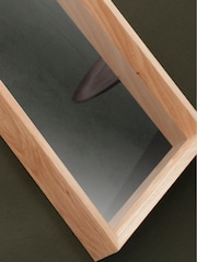 Oak Large Solid Wood 180x80cm Full Length Mirror - Image 3 of 4