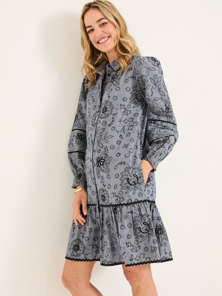 FatFace Embroidered Dress - Imagen 1 de 5
