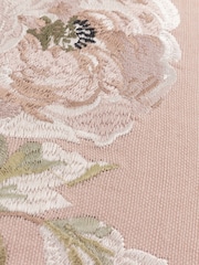 Sanderson Rose Adele Floral Embroidered Wave Cushion - Image 6 of 6