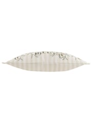 Sanderson Linen Chinese Lanterns Floral Embroidered Cushion - Image 4 of 7