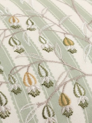 Sanderson Sage Chinese Lanterns Floral Embroidered Cushion - Image 5 of 6
