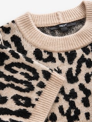 Animal Soft Touch Short Sleeve Knitted Jumper With Wool - Image 7 of 7