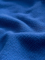 Blue Indigo 100% Cotton V-Neck Jumper - Image 7 of 7