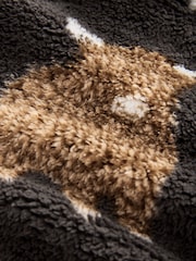 Gris antracita - Polar de borreguito con cuello y cremallera a juego con la familia de Hamish The Altoland Cow - Imagen 9 de 9