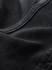 Negro - Long Sleeve Seam Detail Denim Dress - Imagen 7 de 7
