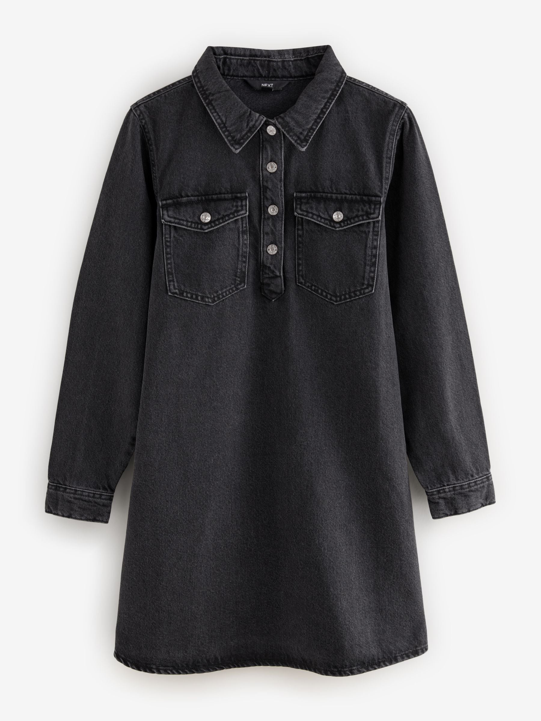 トップス Bonnie denim mini dress color black Hell Bunny Dakota Denim Pinafore Dress (X-Small, Blue) at