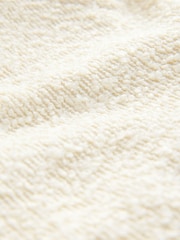 Cream Collarless Textured Boucle Jacket - Image 7 of 8